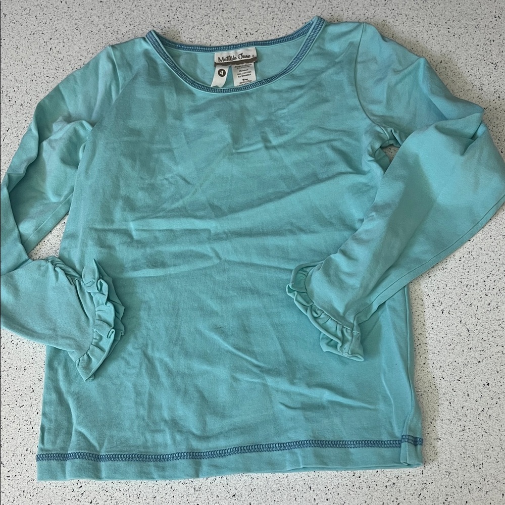 Matilda Jane Turquoise Long Sleeve Tee